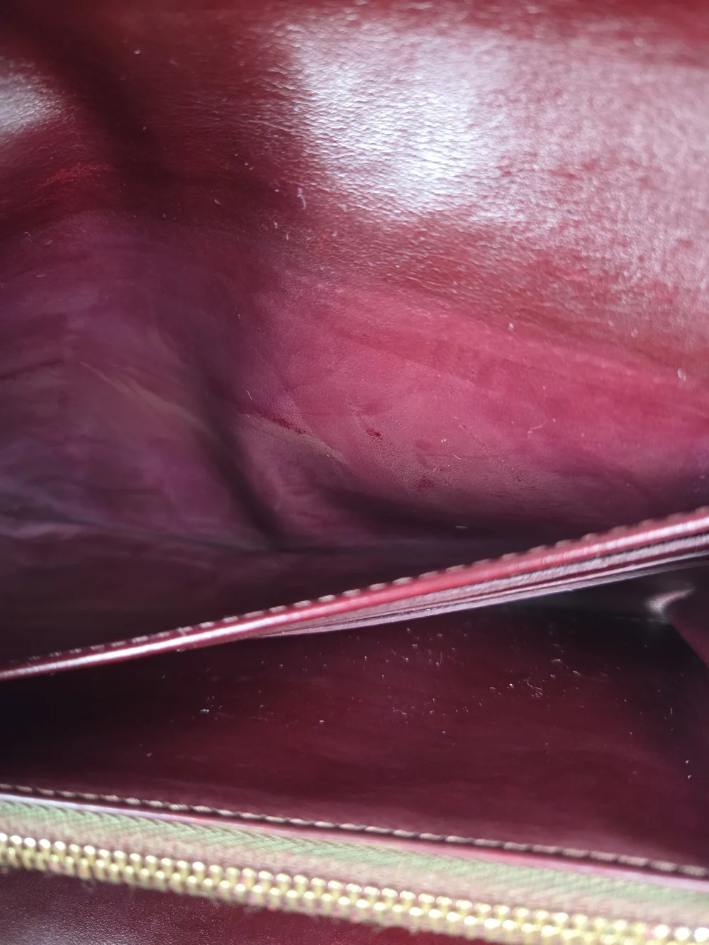 Louis Vuitton Vernis Sarah Wallet Cherry Red Monogram Long Wallet 1998 Restored